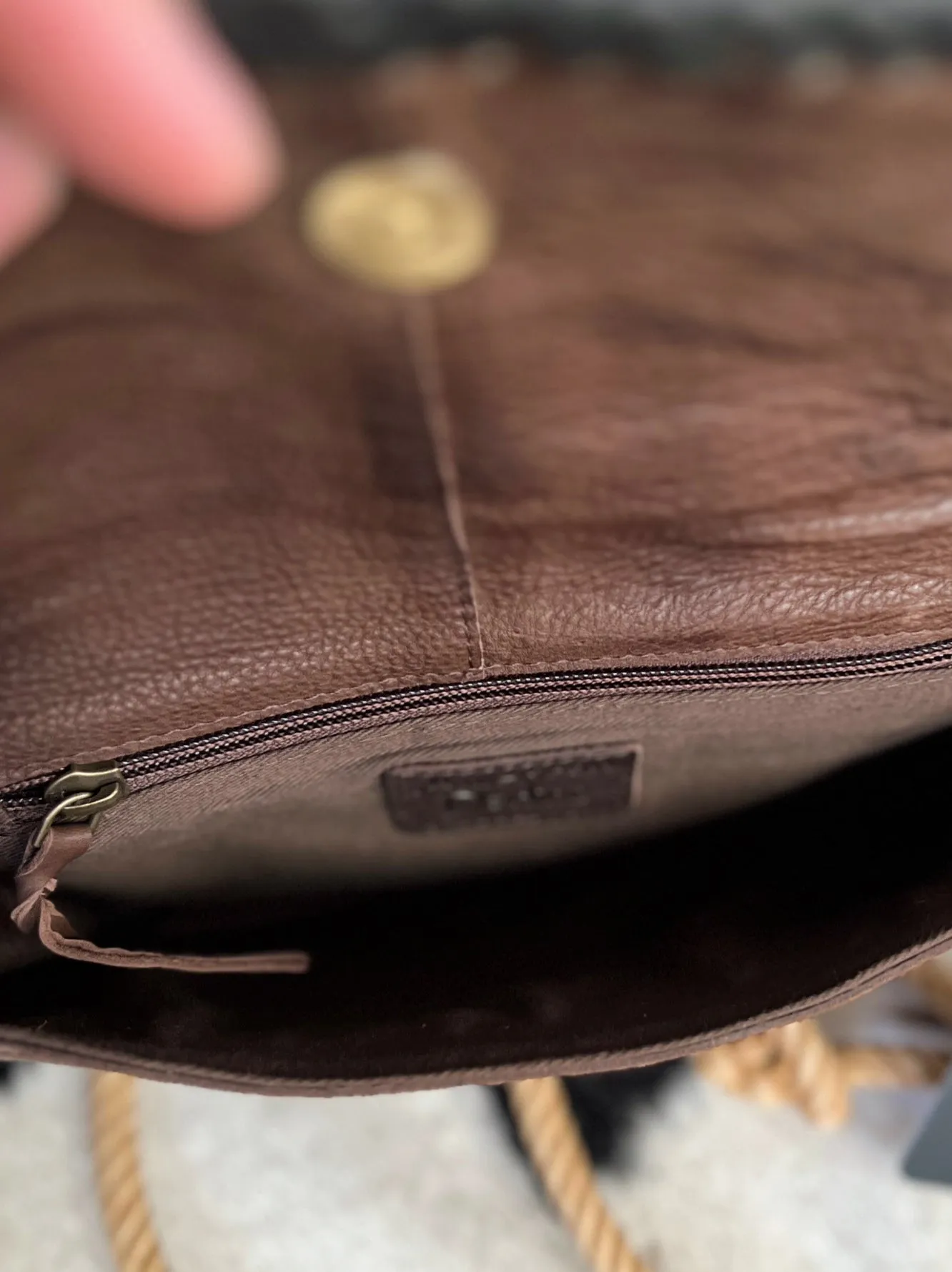 Darling Blue Eyes Leather Bag