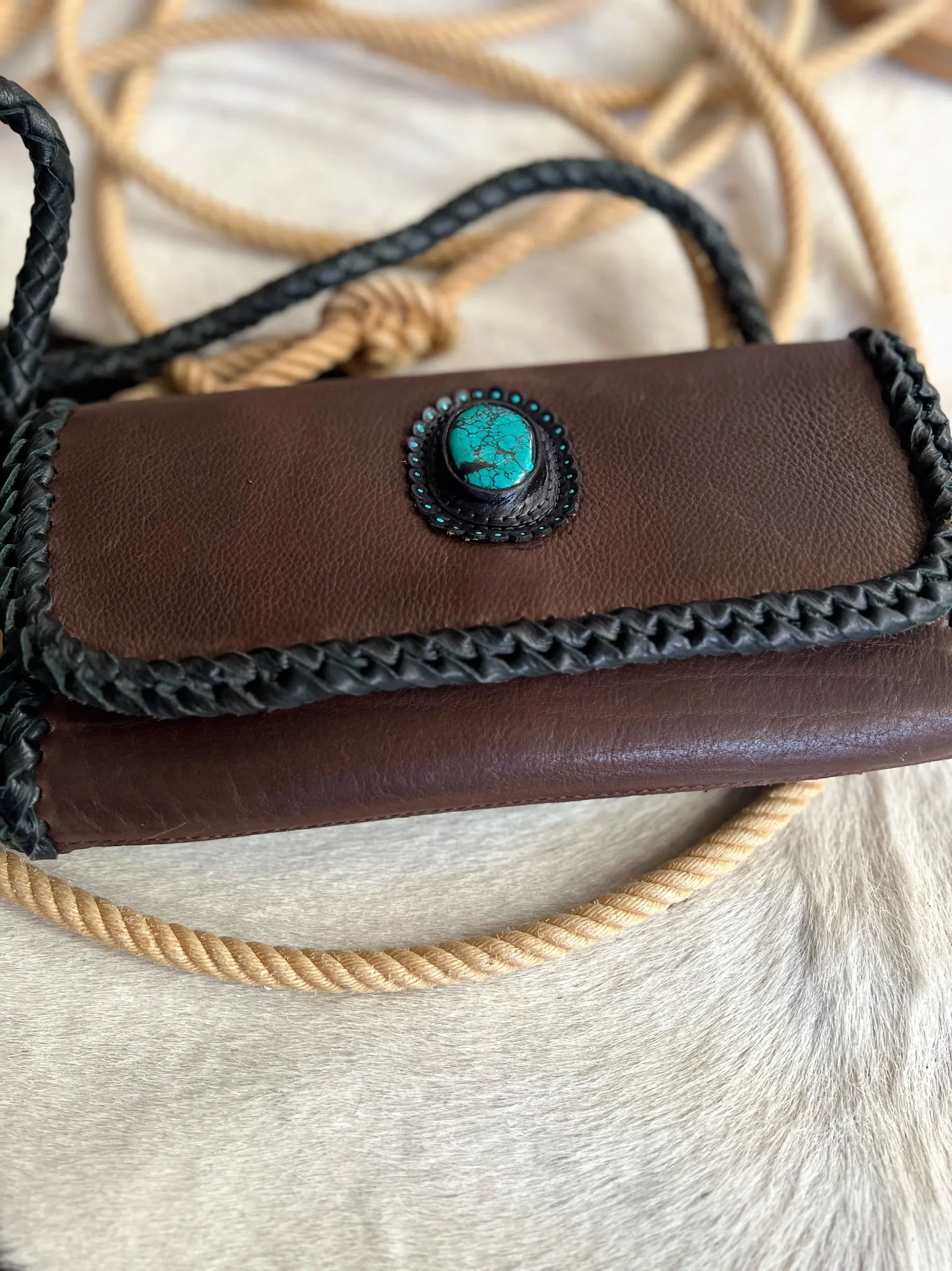Darling Blue Eyes Leather Bag