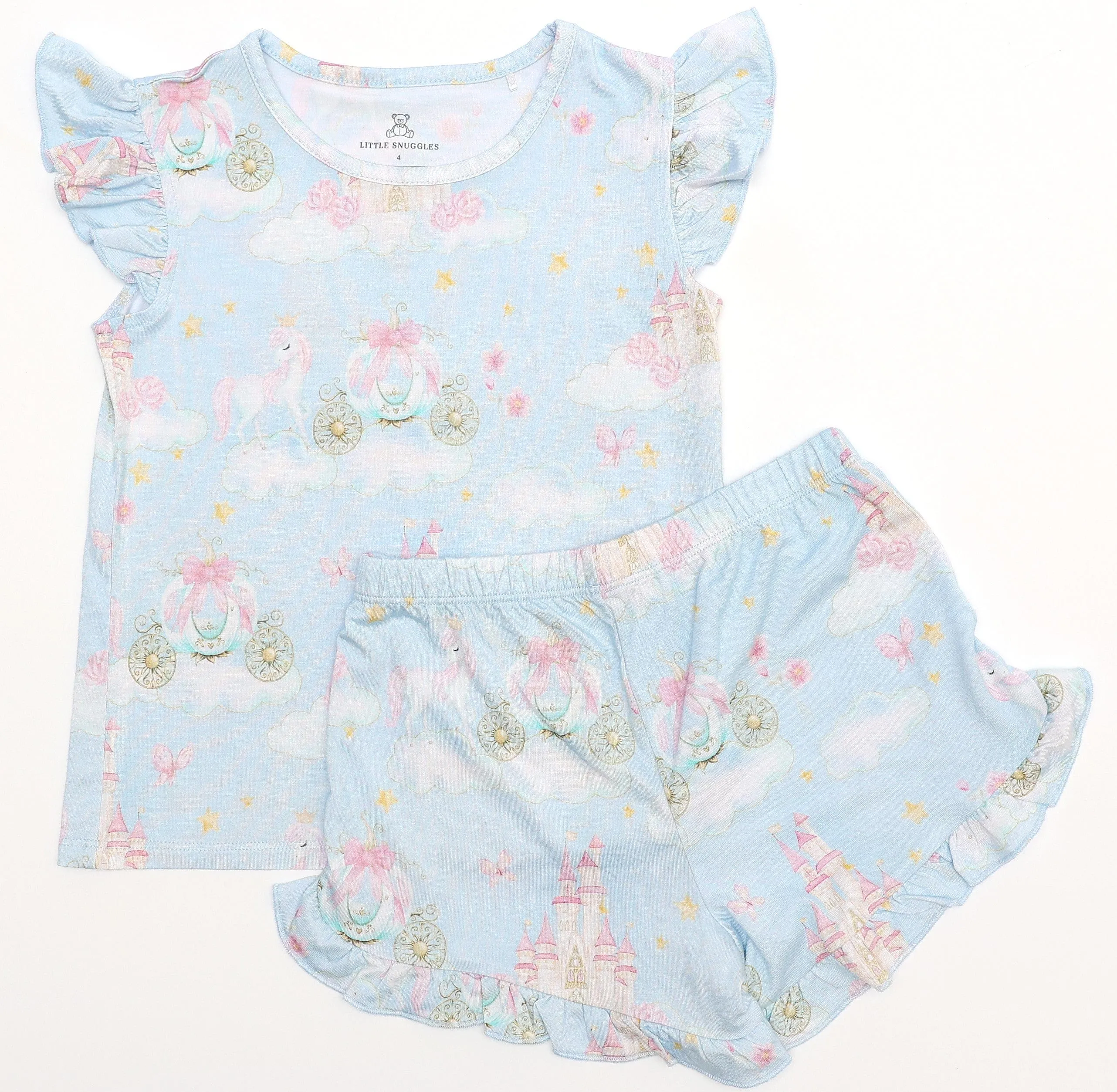 Day Dreams Dream On - Bamboo Flutter Sleeve & Shorts Lounge Set