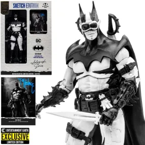 DC Multiverse Batman by Todd McFarlane Sketch Autograph (Gold Label) 7" Inch Scale Action Figure - McFarlane Toys (Entertainment Earth Exclusive)