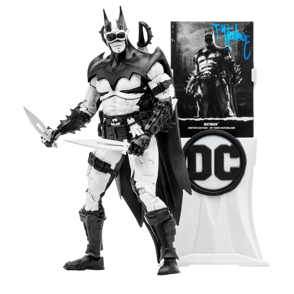 DC Multiverse Batman by Todd McFarlane Sketch Autograph (Gold Label) 7" Inch Scale Action Figure - McFarlane Toys (Entertainment Earth Exclusive)