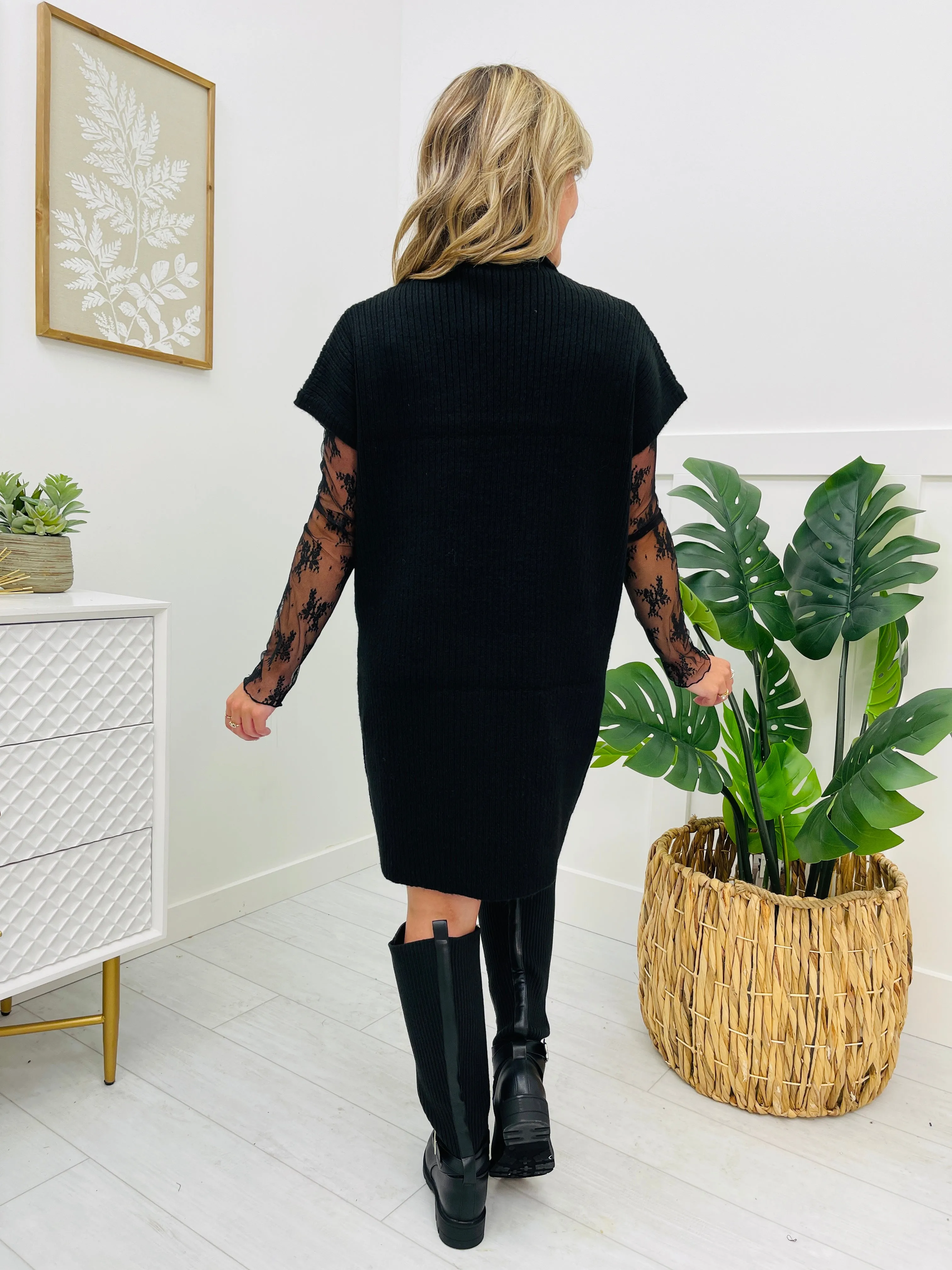 DOORBUSTER! Warming Up To You Sweater Dress- Multiple Colors!