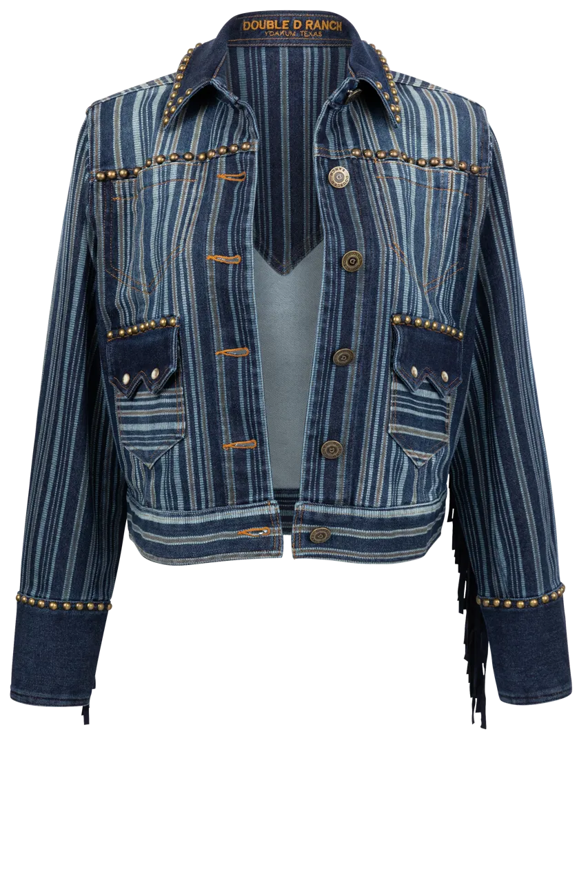 Double D Ranch Pitchwagon Ticking Jacket