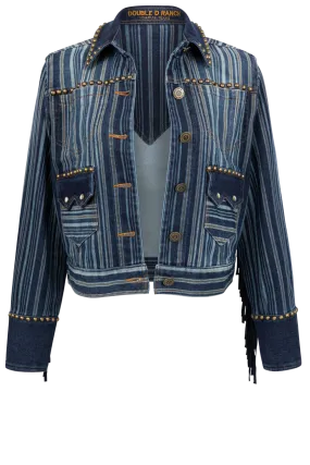 Double D Ranch Pitchwagon Ticking Jacket