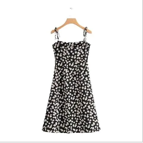 DressBetty - Floral Print Summer Beach Dress