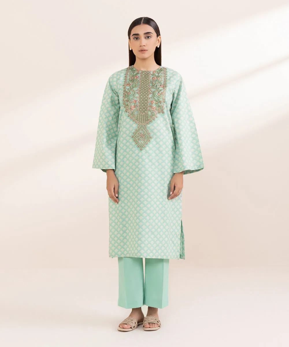 Embroidered Cambric Shirt