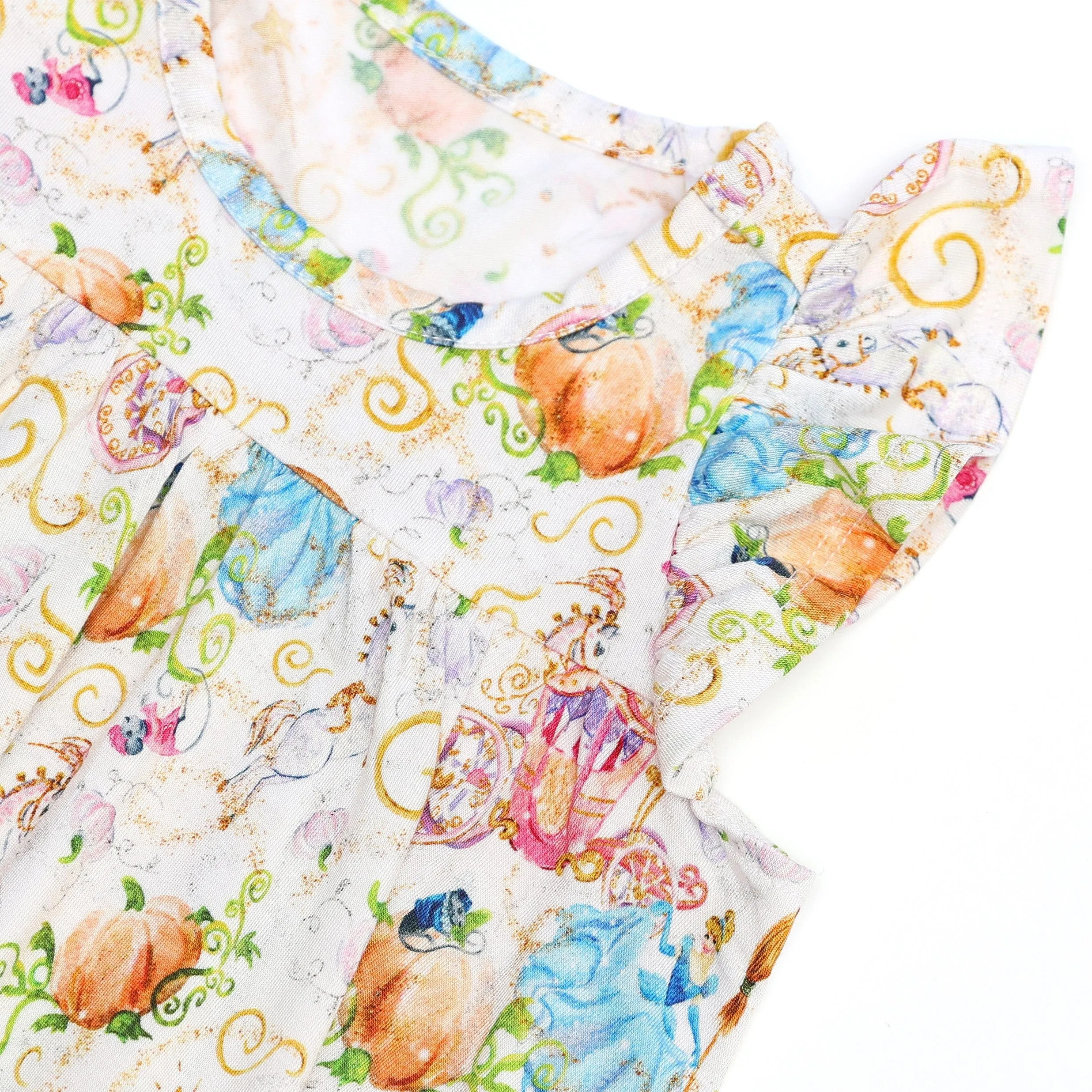 Enchanted Collection - Dreams Come True - Bamboo Flutter Sleeve Romper