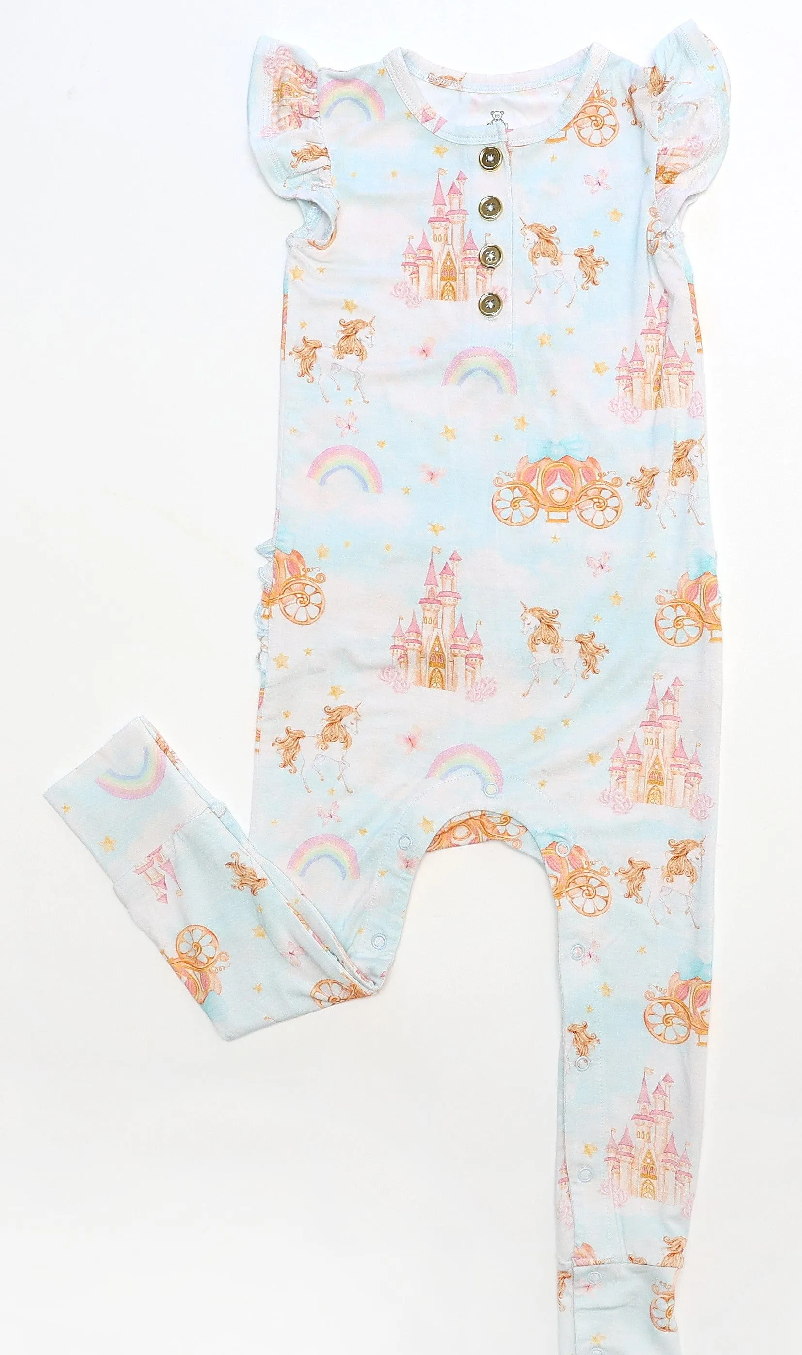 Enchanted Collection - Enchanted - Bamboo Flutter Sleeve Romper