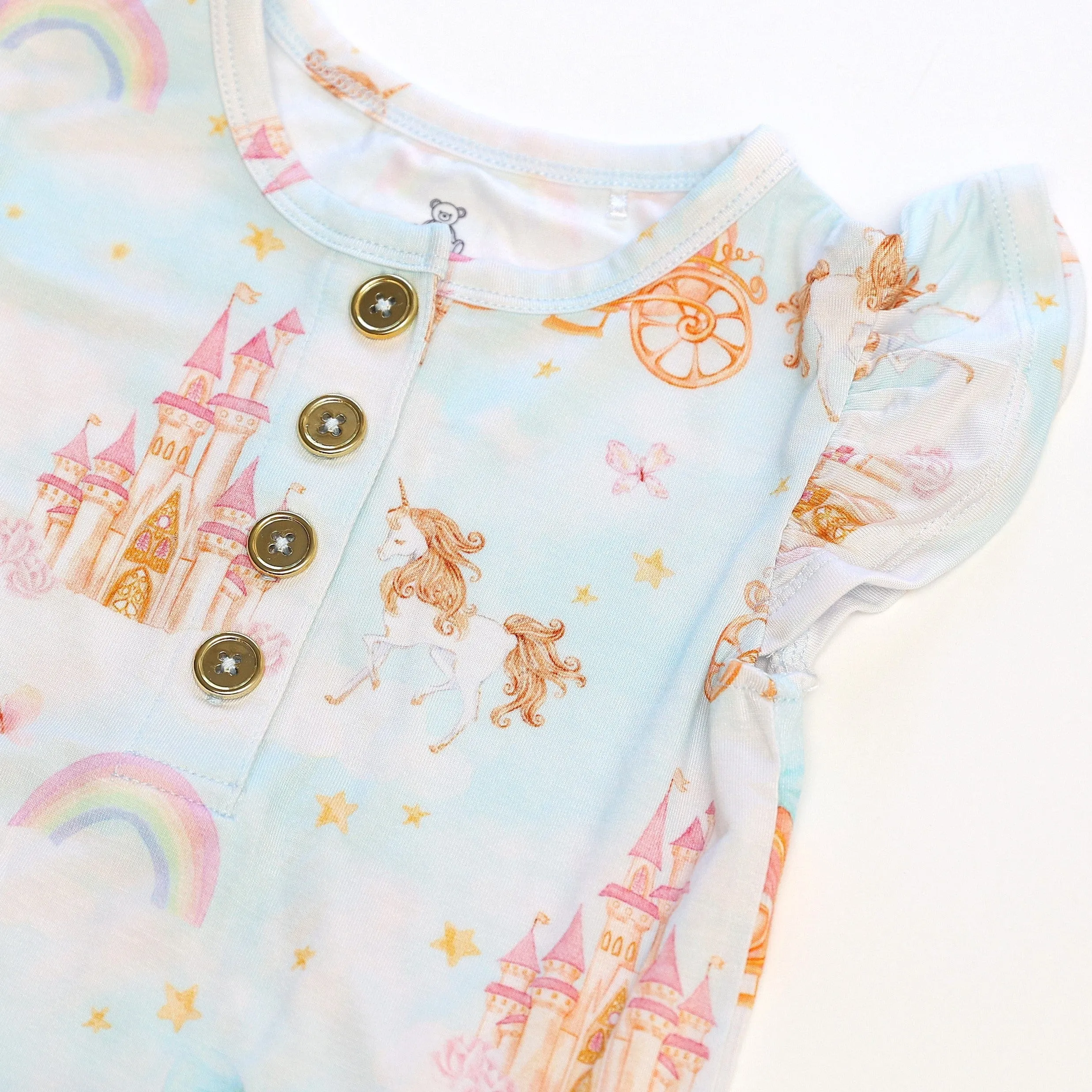 Enchanted Collection - Enchanted - Bamboo Flutter Sleeve Romper