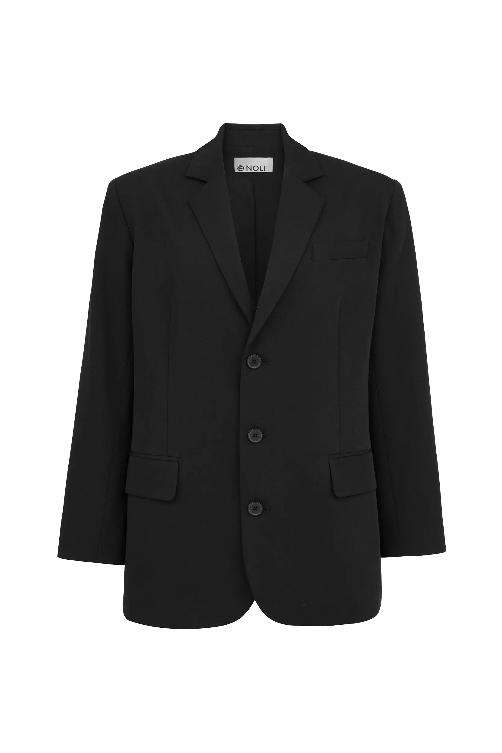 Essential Oversized Blazer - Black