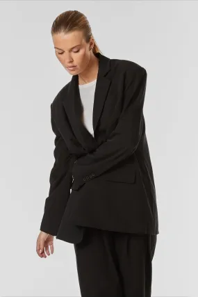 Essential Oversized Blazer - Black
