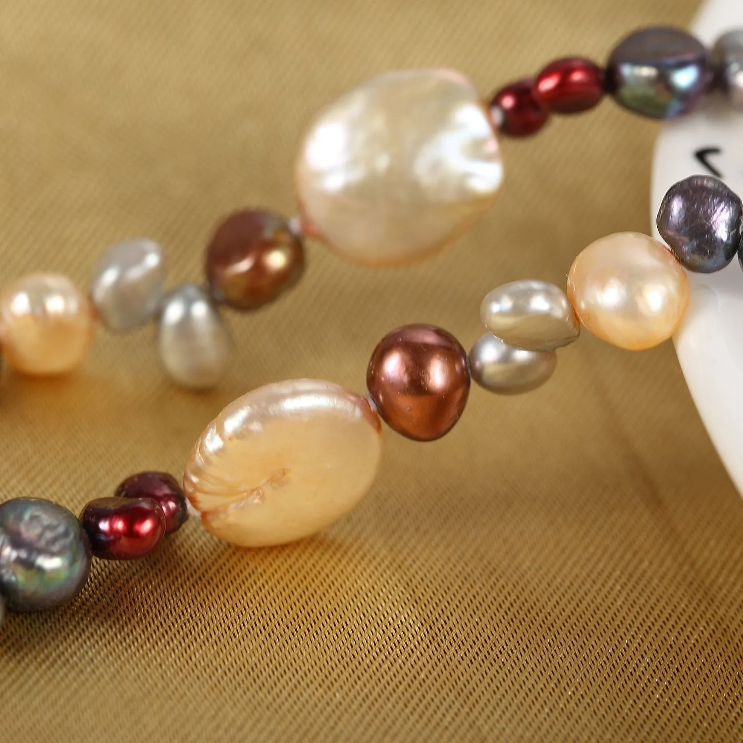 Extra Long 79" Freshwater Pearl Endless Necklace Mixed Color PN218