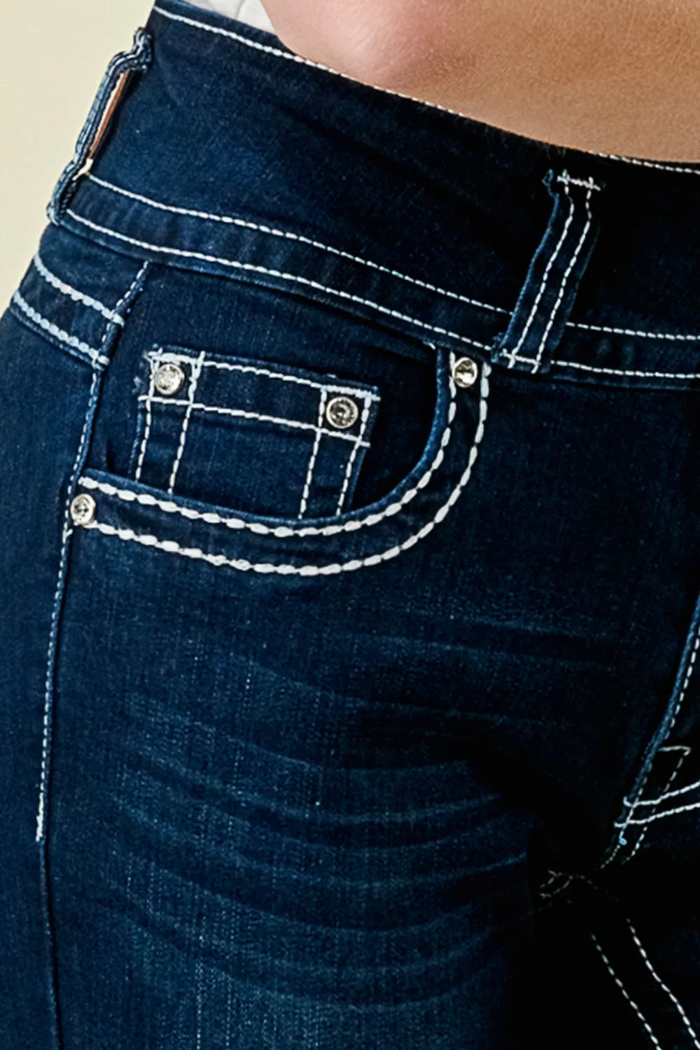 F-35 FLARE EMBROIDERED & EMBELLISHED WOMEN'S JEANS