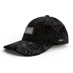 Fevani Winter Black Velvet Basketball Cap
