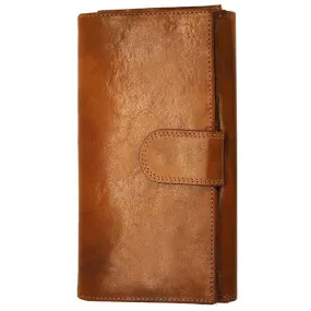 Floto Leather Roma Continental Wallet