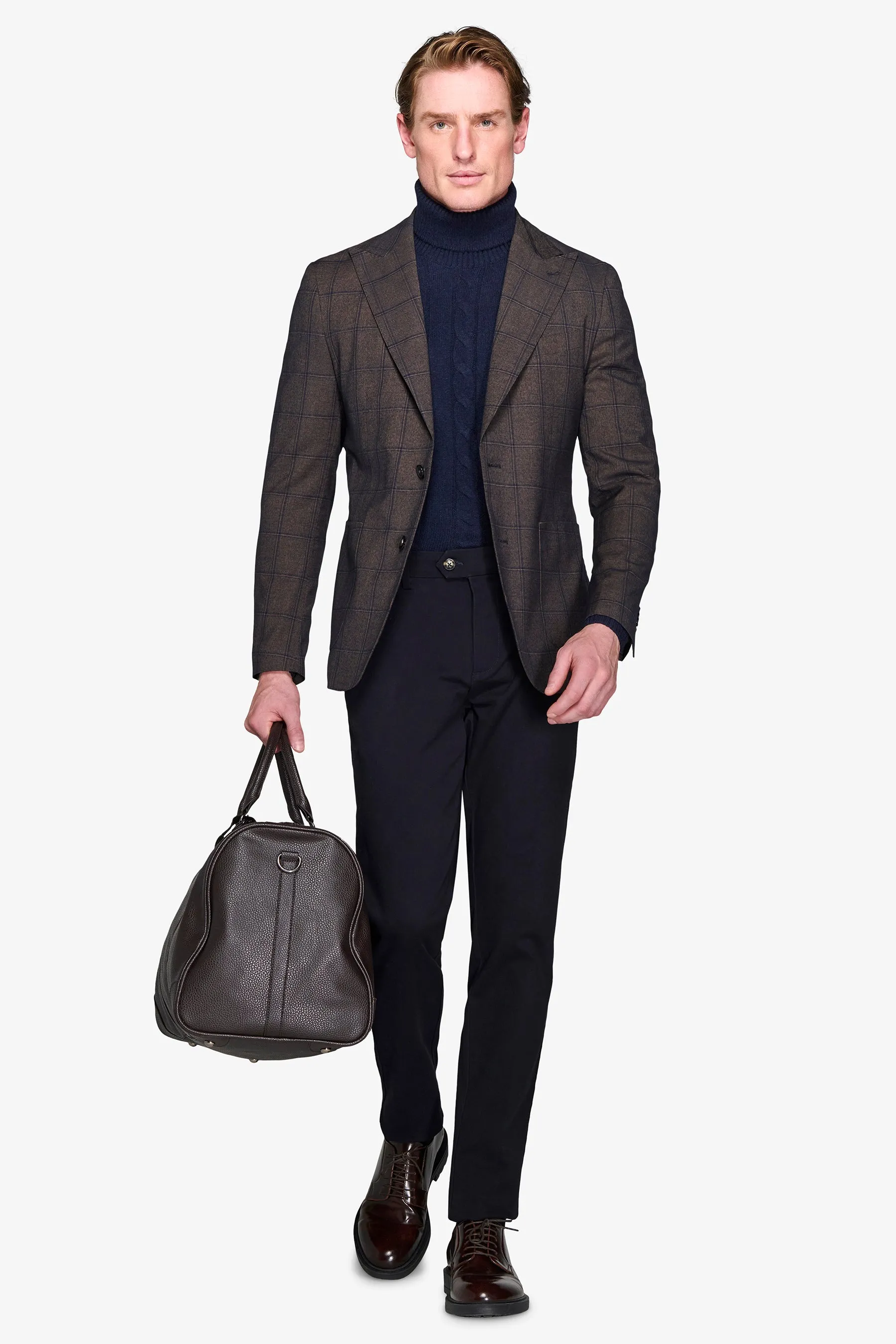 Giacca finestrata moro