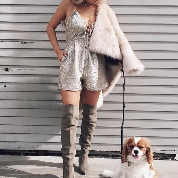 GOLD DIAMOND ROMPER
