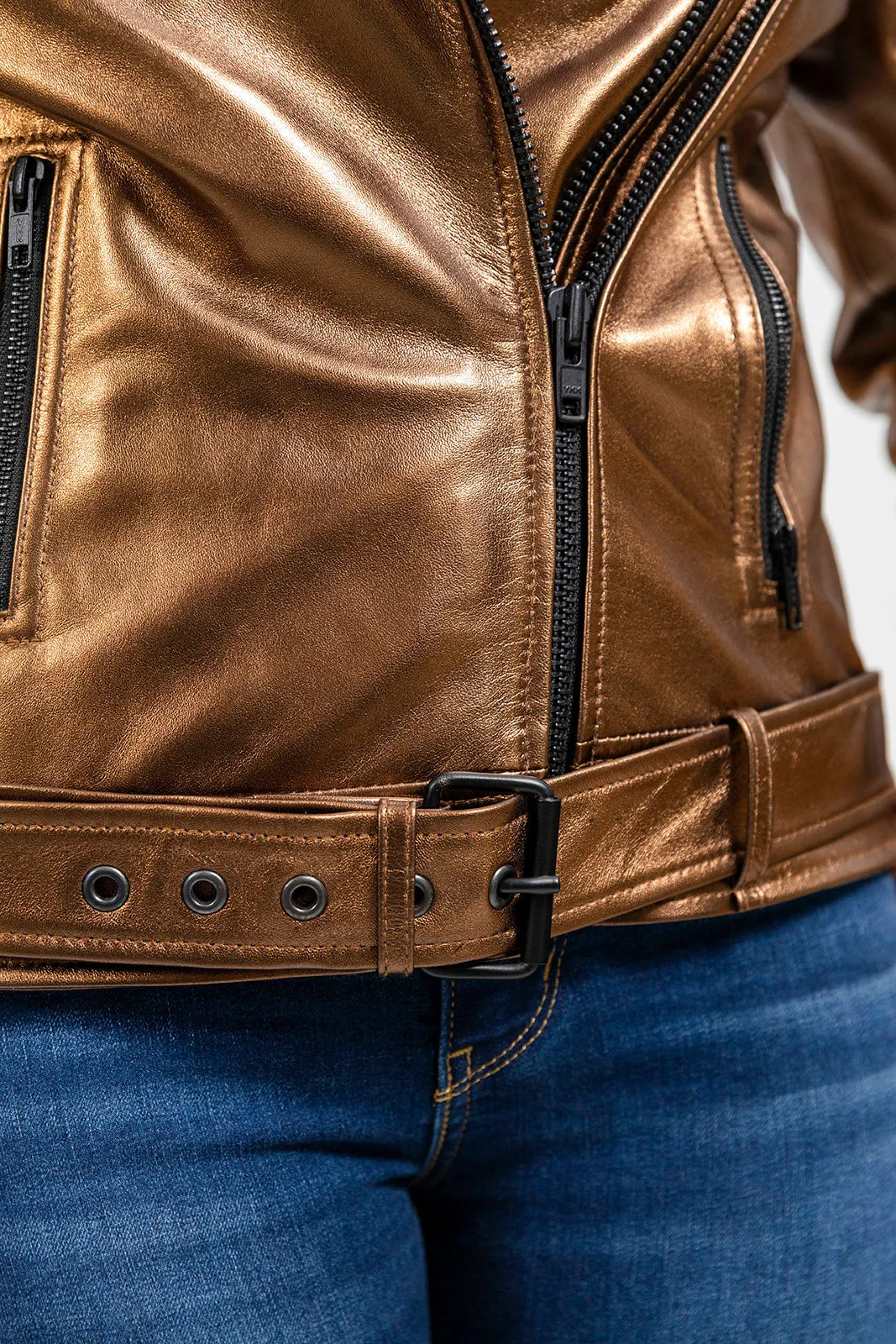 Hazel Women's Lambskin Leather Jacket