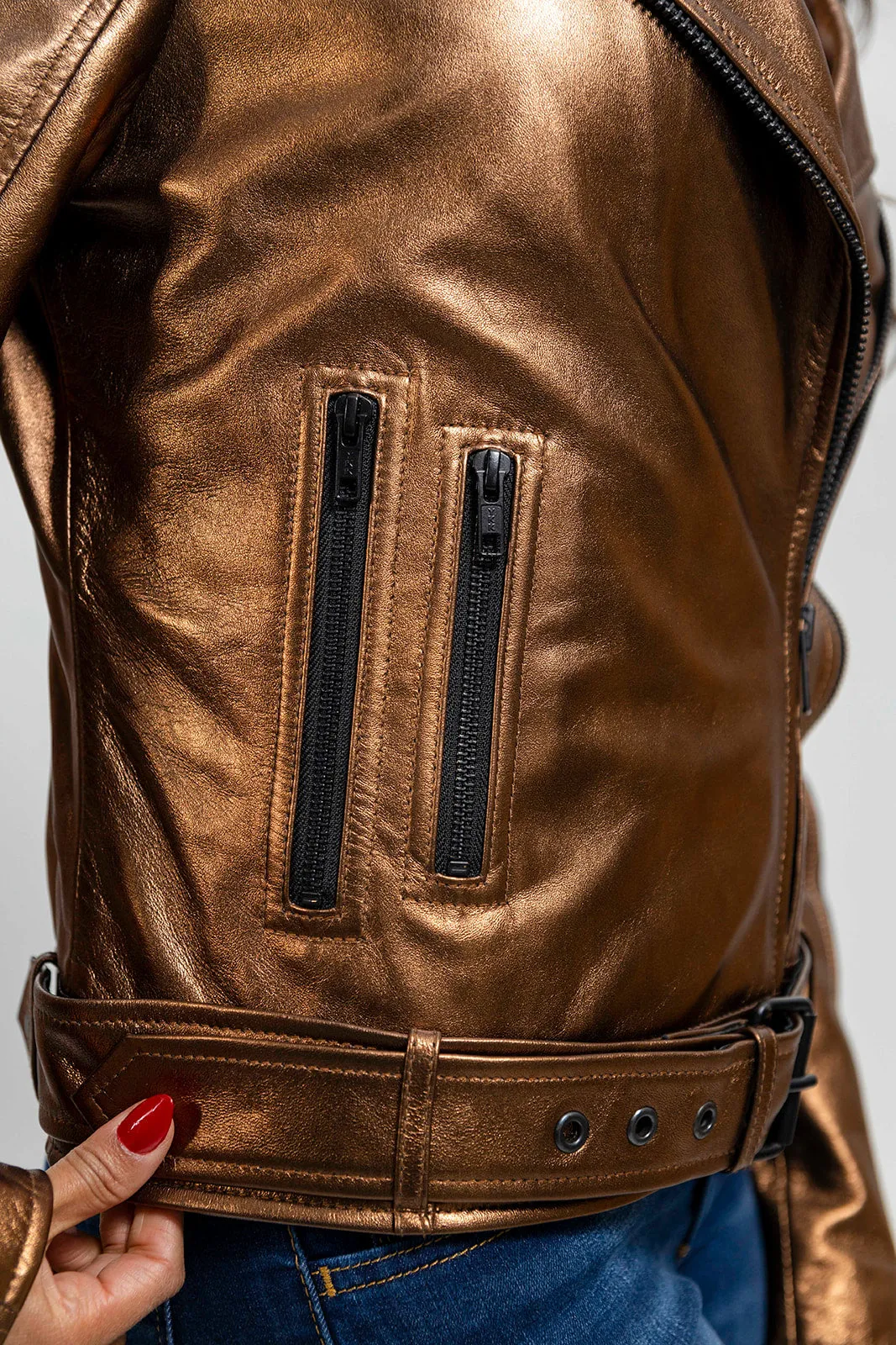 Hazel Women's Lambskin Leather Jacket