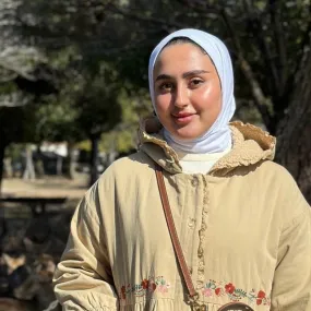 High-neck thick hijab