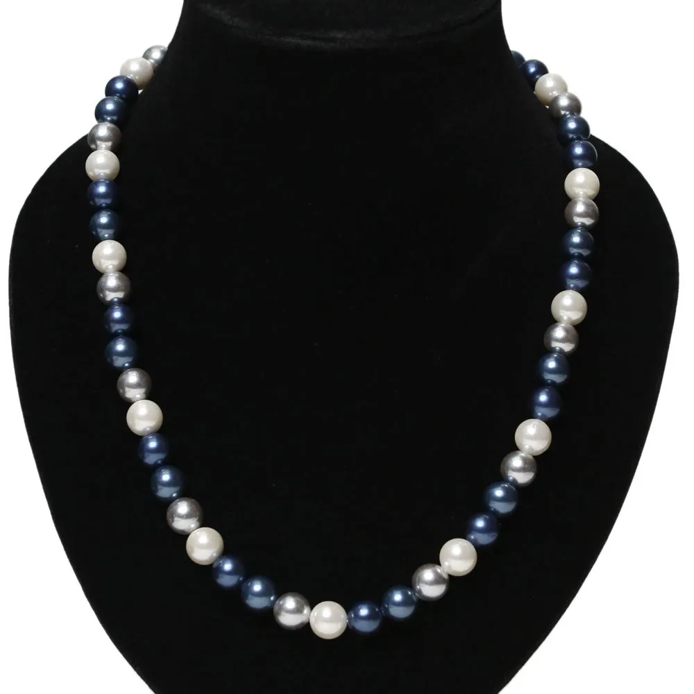 Imeora Multicolor 10mm Shell Pearl Necklace