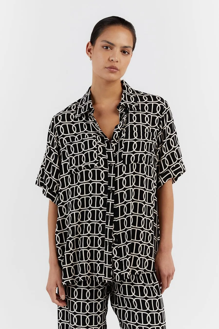 IZZIE CHAIN VACATION SHIRT