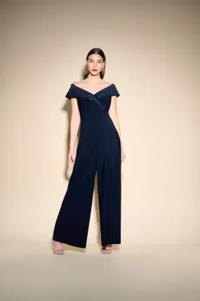 J.R 233736 Off-The-Shoulder Wide-Leg Jumpsuit