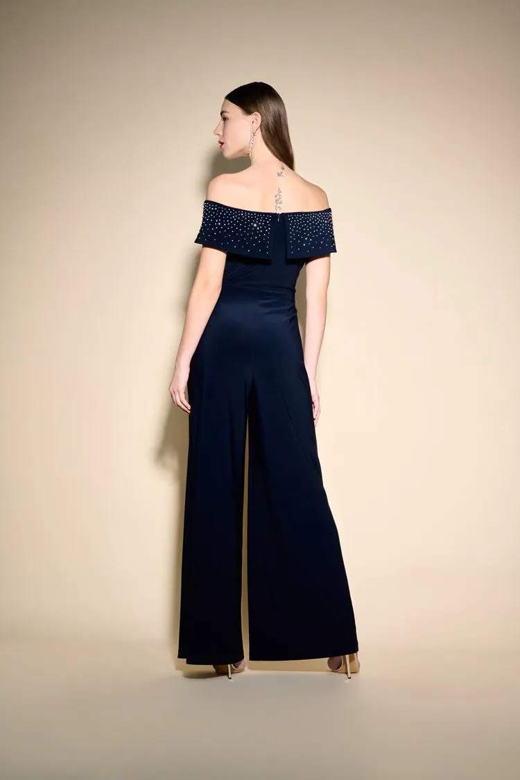 J.R 233736 Off-The-Shoulder Wide-Leg Jumpsuit