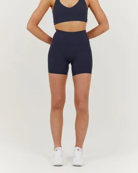 LUXE BIKER SHORTS V2 - DEEP NAVY