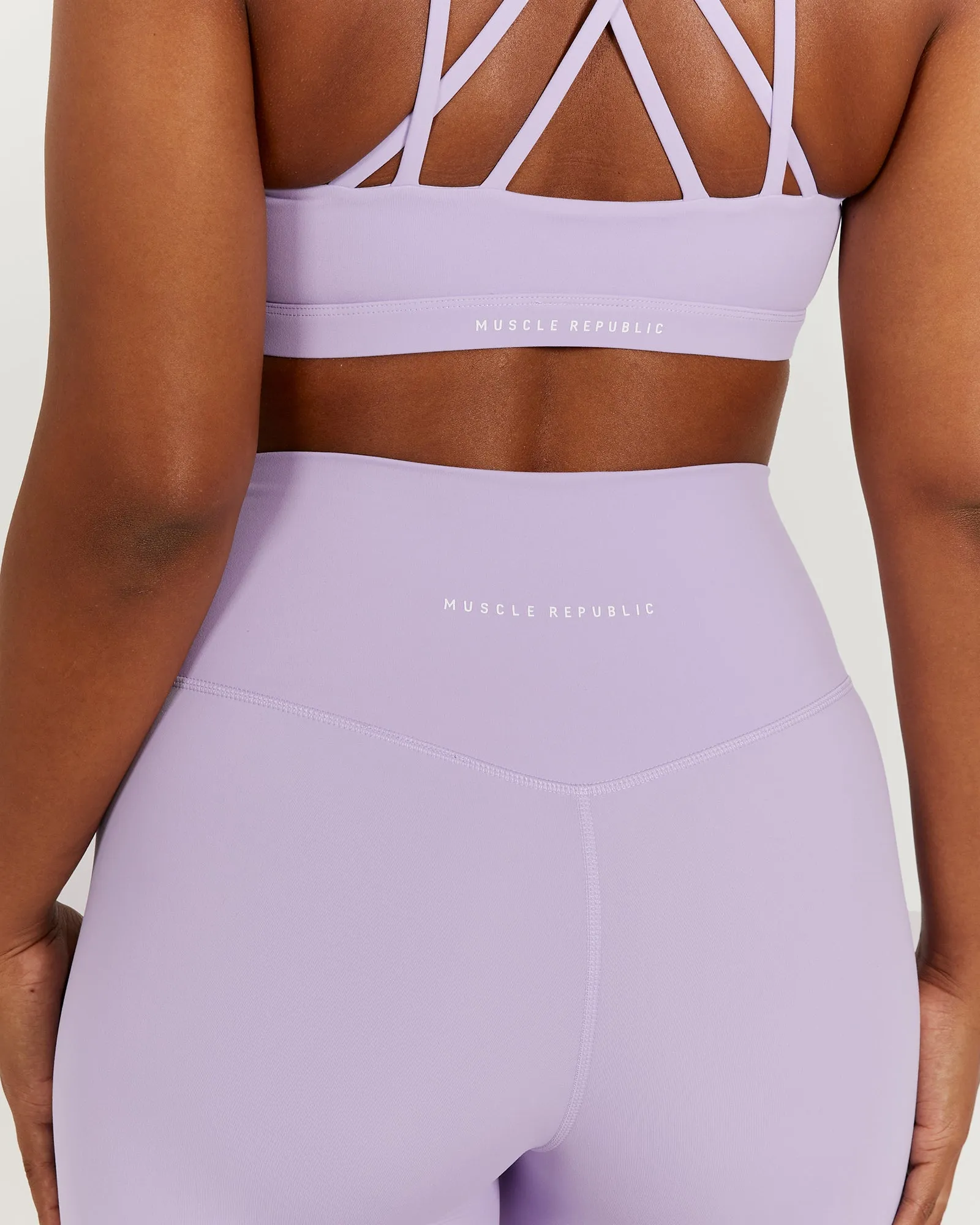 LUXE BIKER SHORTS V2 - LILAC
