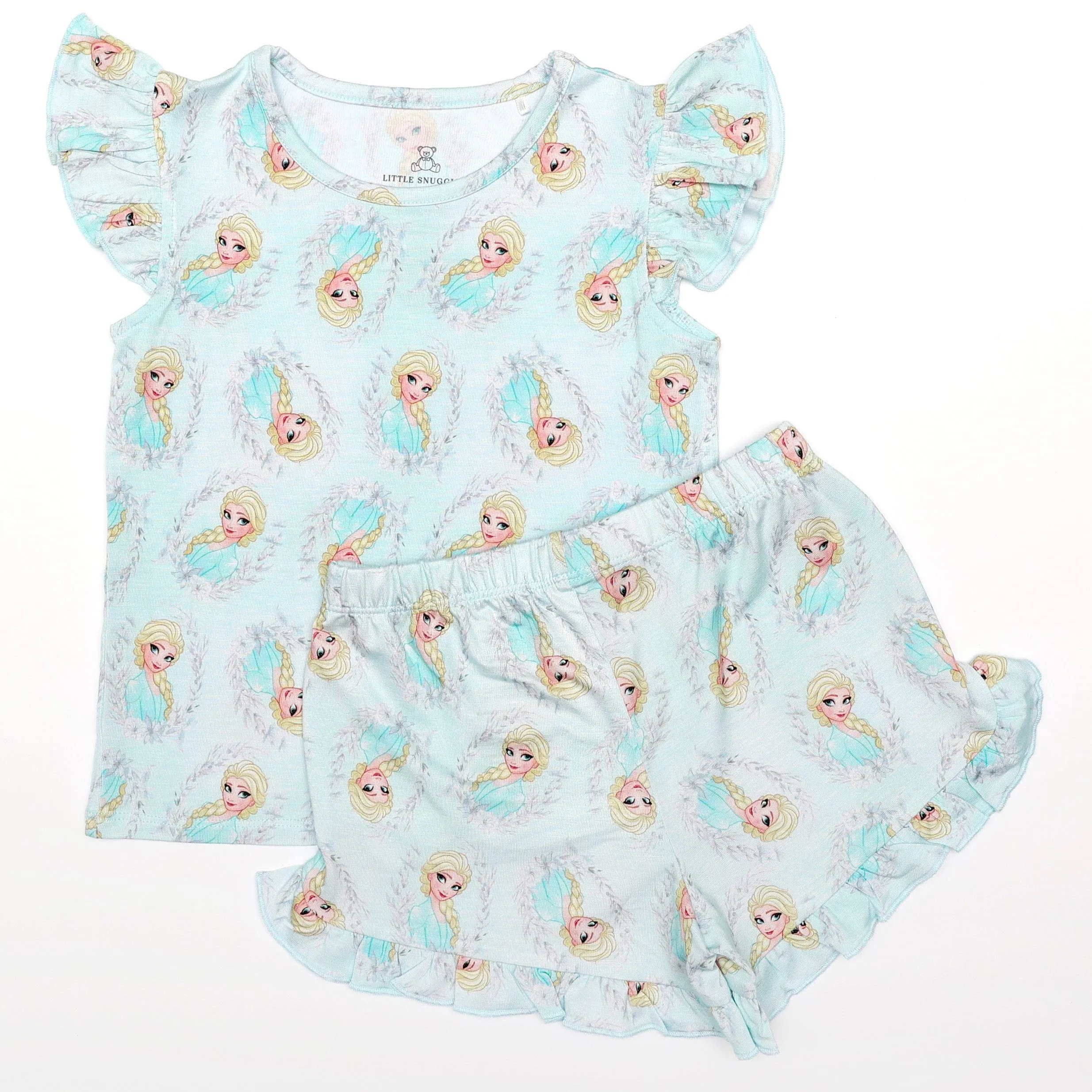 Magic Collection Ice Princess - Bamboo Flutter Sleeve & Shorts Lounge Set
