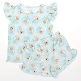 Magic Collection Ice Princess - Bamboo Flutter Sleeve & Shorts Lounge Set