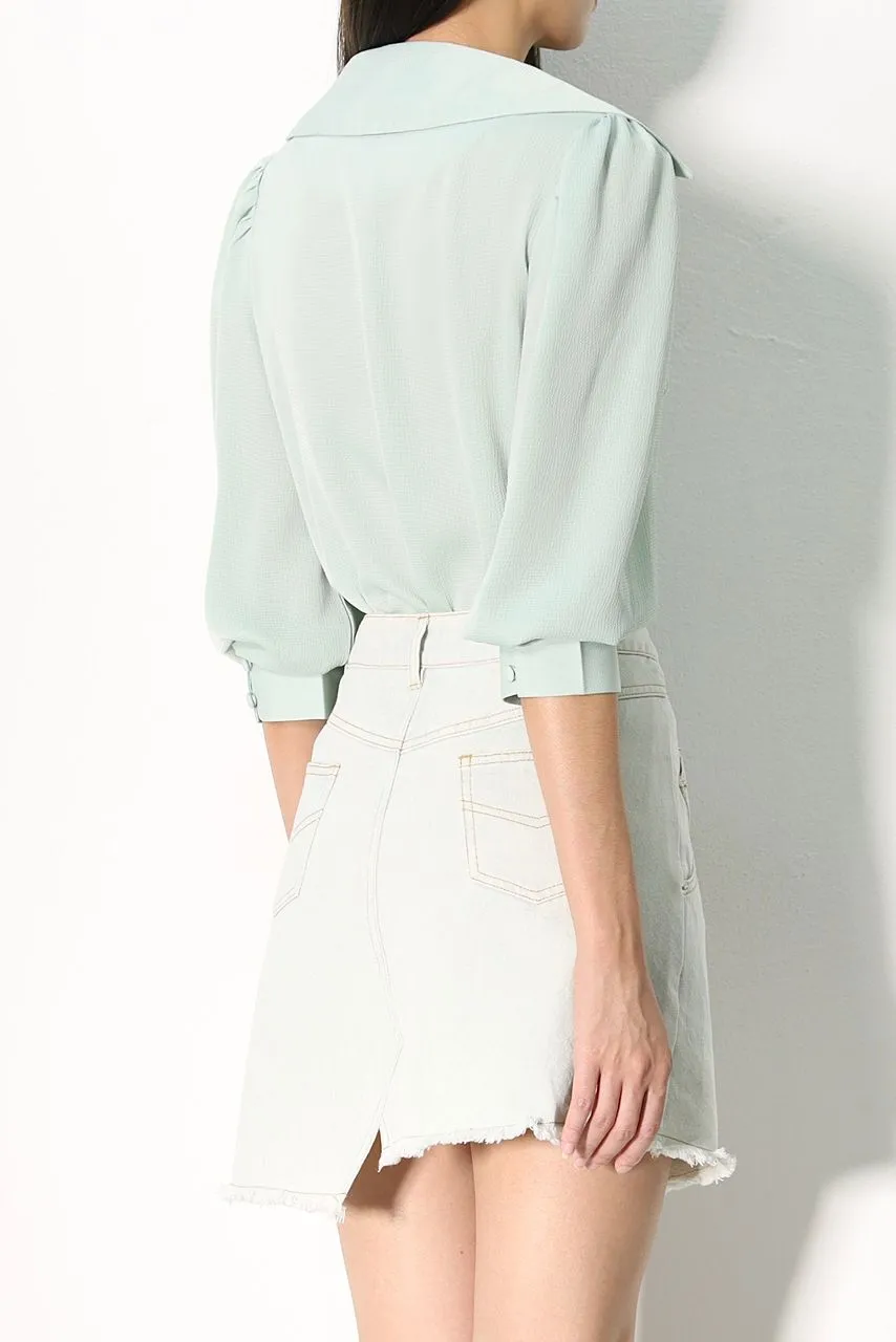 Marion Oversized Collar Shirt