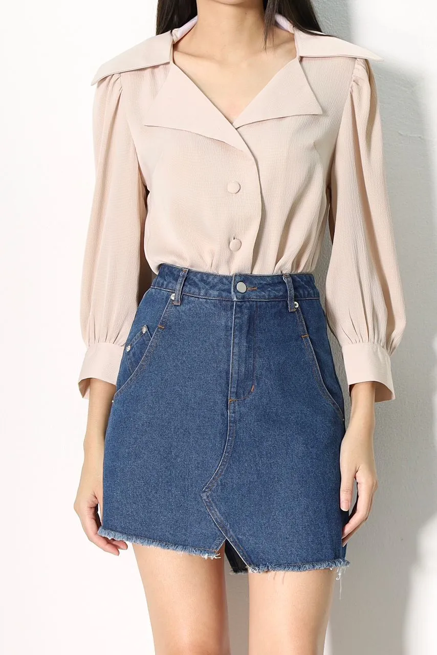 Marion Oversized Collar Shirt