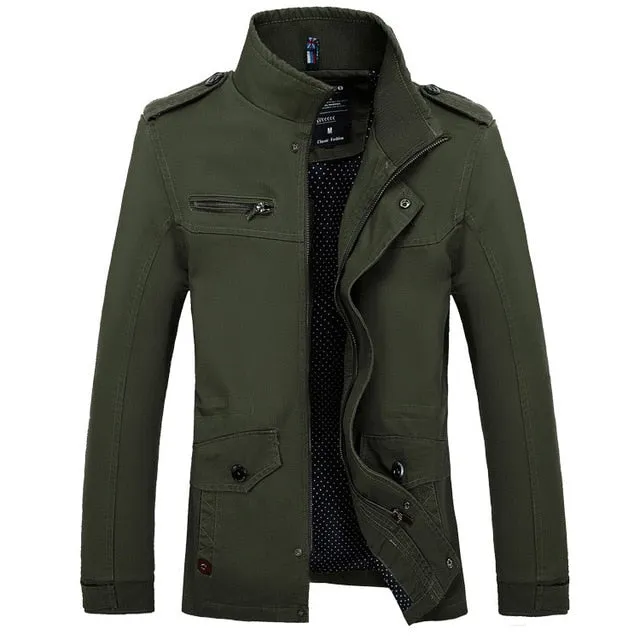 Men's Cotton-Padded Warm Jacket Coat