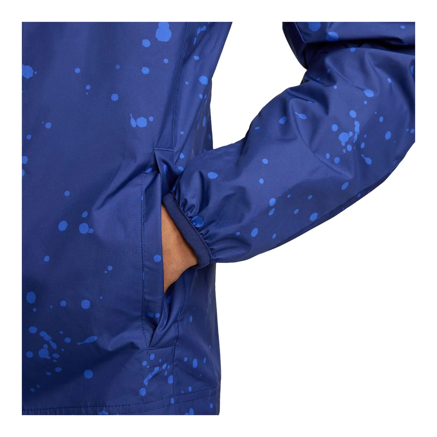 Men's Nike USA Splatter Blue Rain Jacket