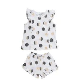Moon Shadow Girl Ruffle Short Set