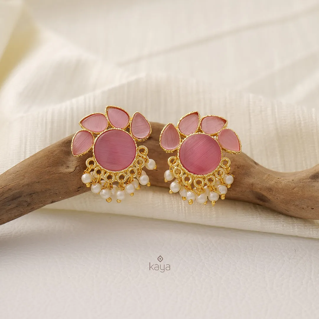 NA100978- Crystal Stone Earrings (color option)