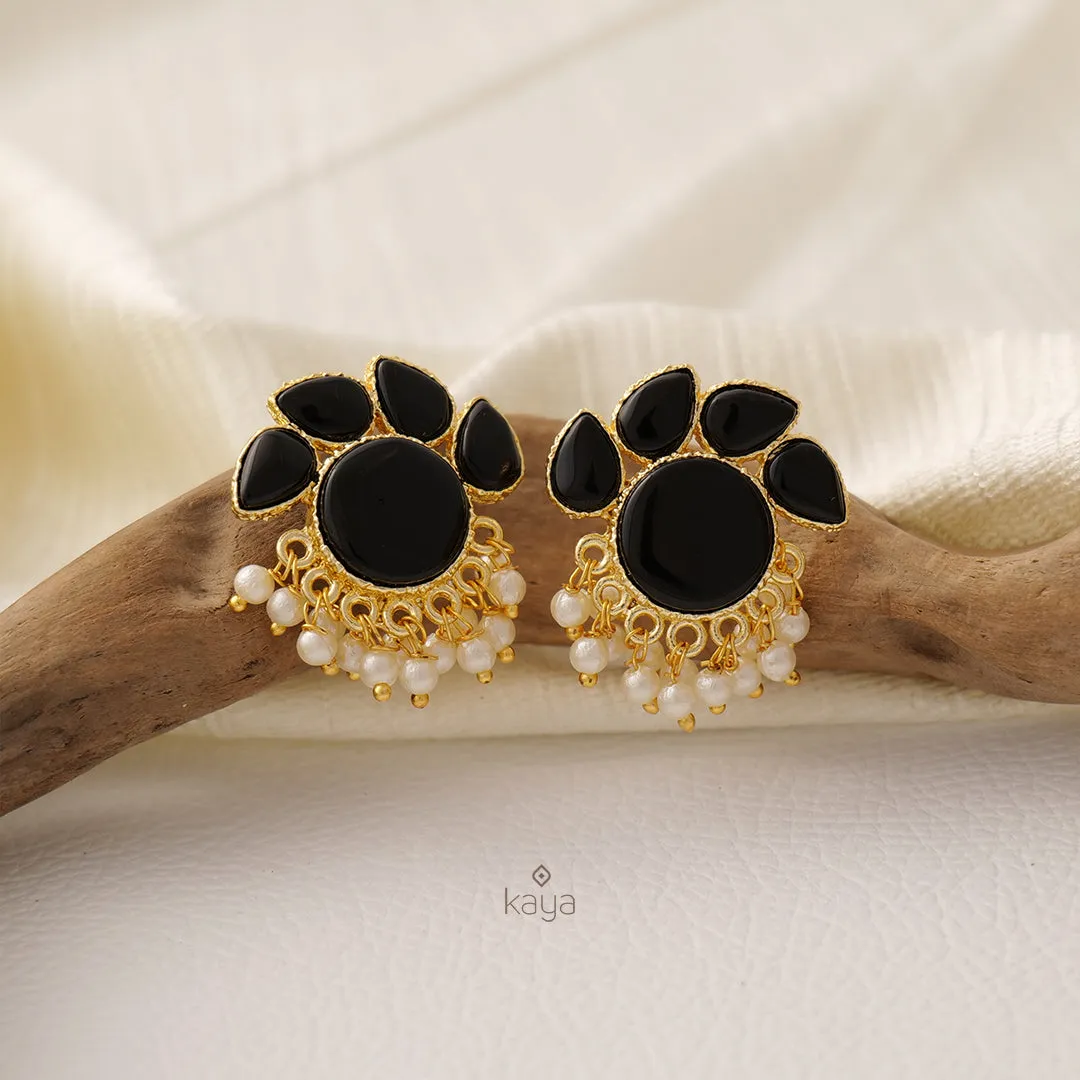 NA100978- Crystal Stone Earrings (color option)