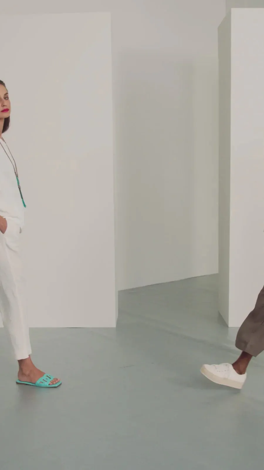 Naya Taupe Drawstring Trouser