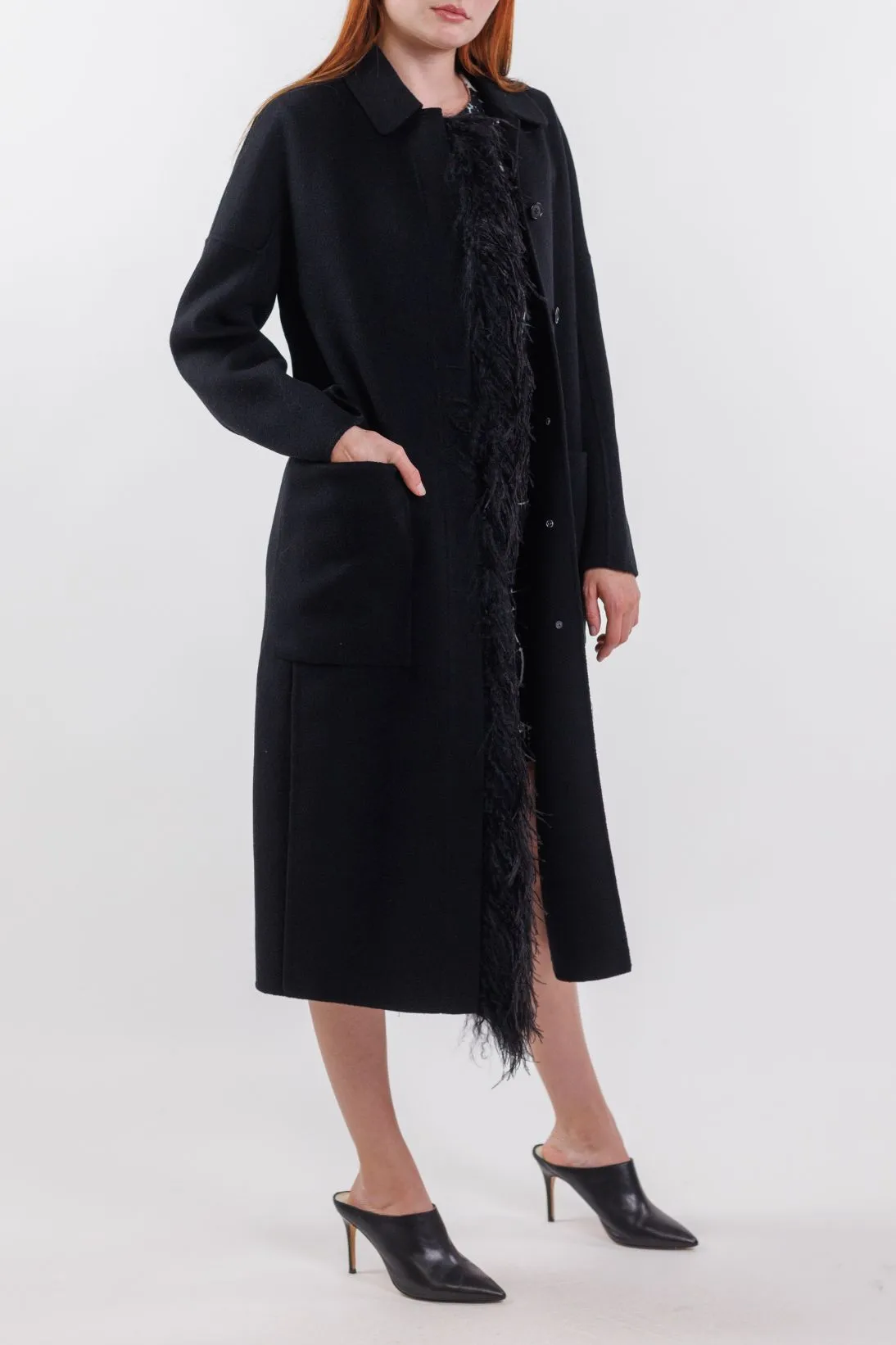 OVERCOAT WITH PATCH POCKETS