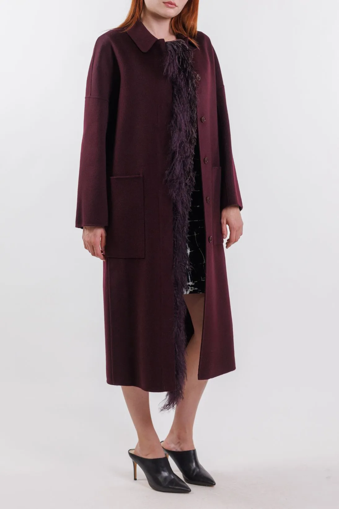 OVERCOAT WITH PATCH POCKETS