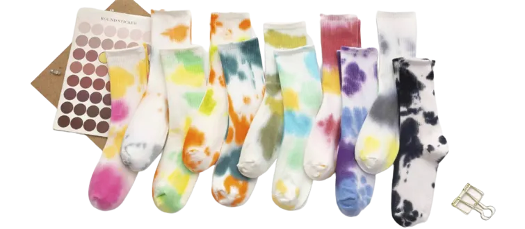 Patch Work Socks Length