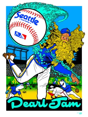 Pearl Jam Seattle Home Shows Poster