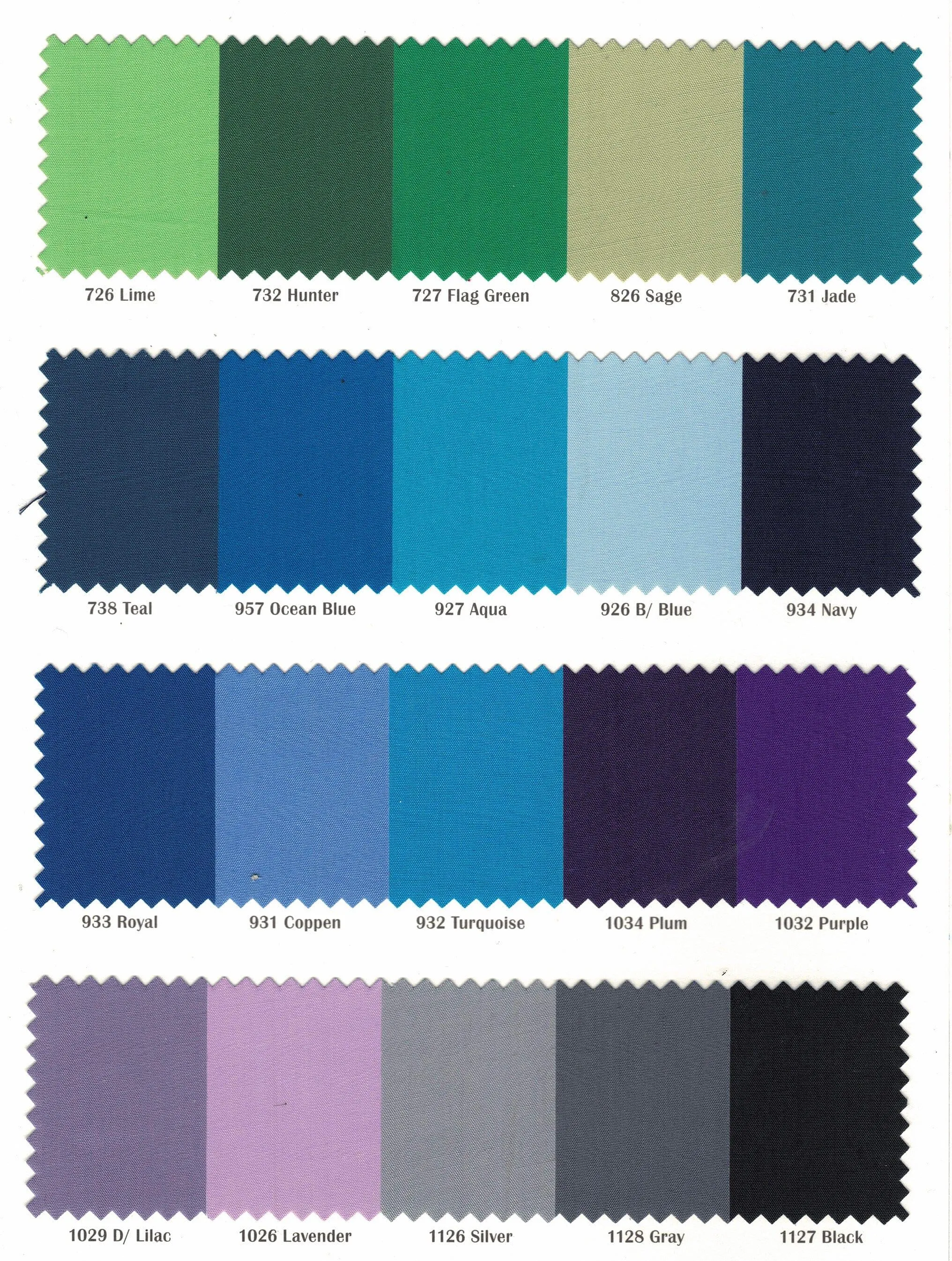 Polyester Cotton Broadcloth Fabric | 60" Wide | Solid Colors | Continuous Yards | Multiple Colors |