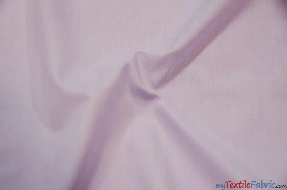 Polyester Cotton Broadcloth Fabric | 60" Wide | Solid Colors | Continuous Yards | Multiple Colors |