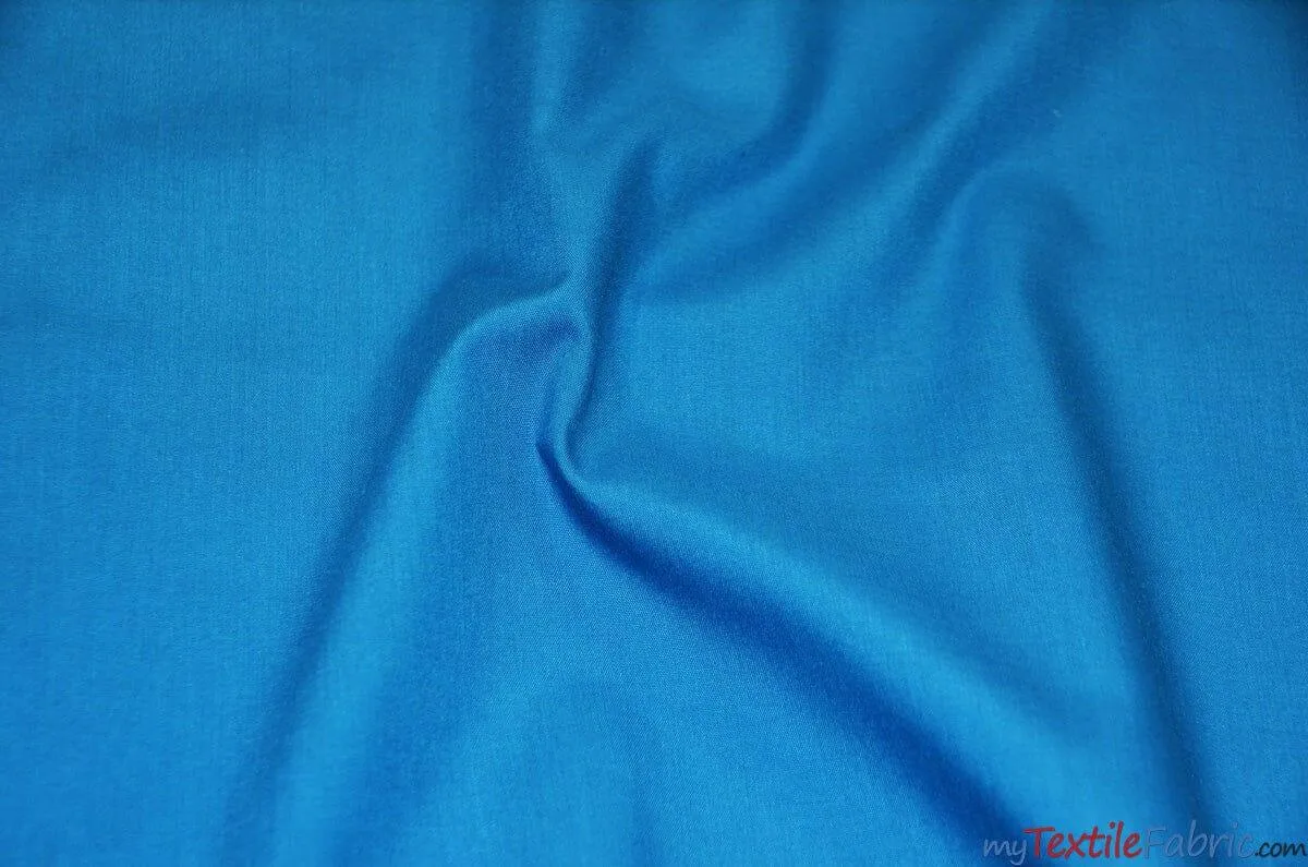 Polyester Cotton Broadcloth Fabric | 60" Wide | Solid Colors | Continuous Yards | Multiple Colors |