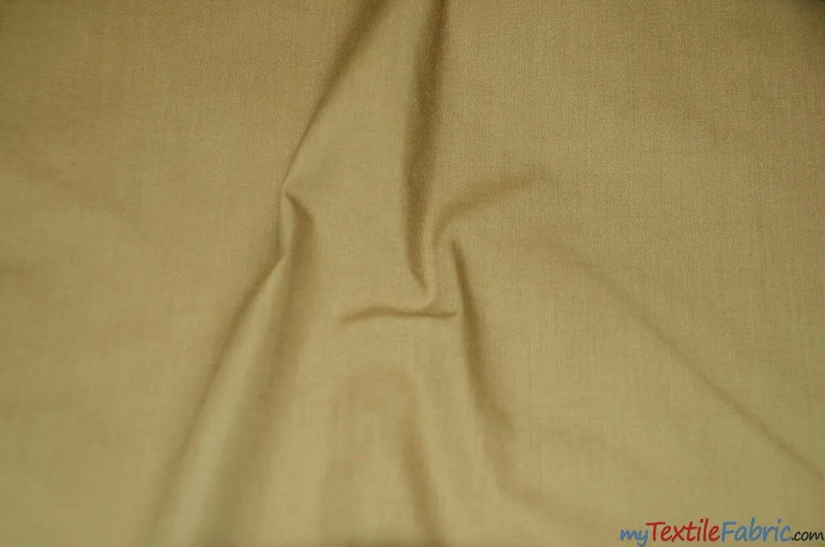 Polyester Cotton Broadcloth Fabric | 60" Wide | Solid Colors | Continuous Yards | Multiple Colors |