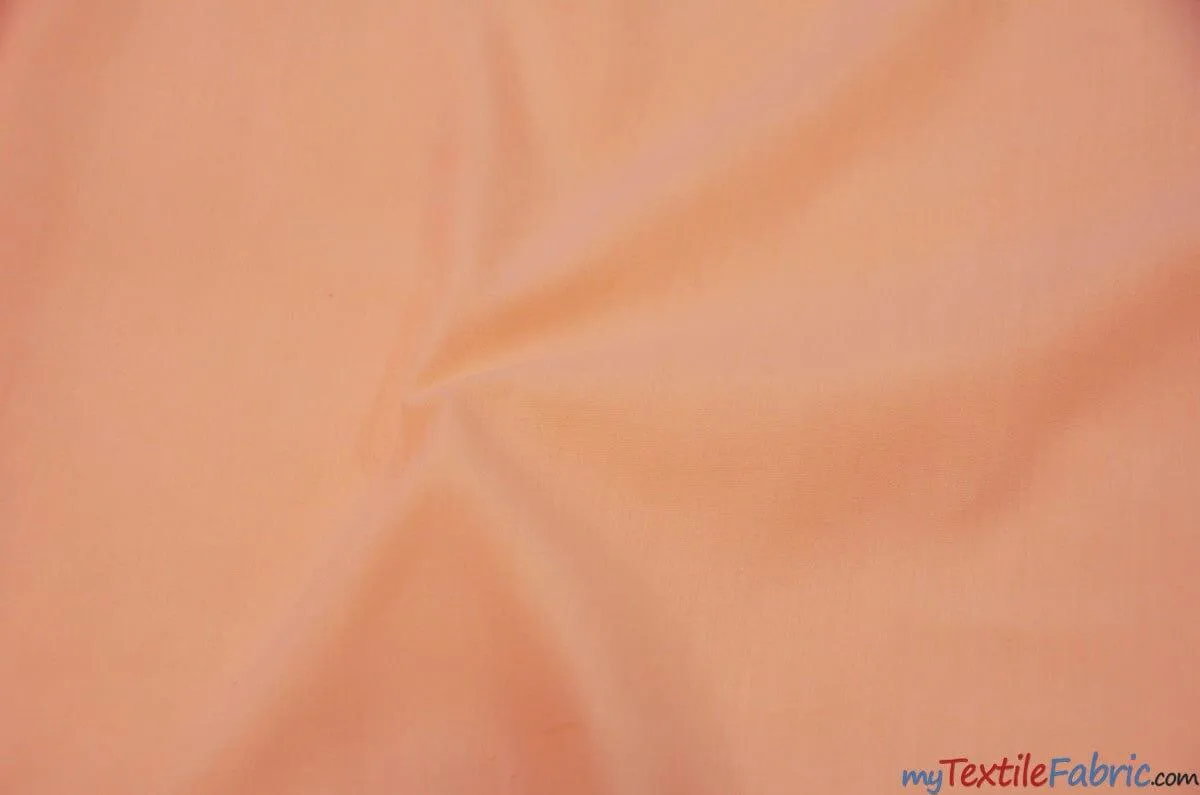 Polyester Cotton Broadcloth Fabric | 60" Wide | Solid Colors | Continuous Yards | Multiple Colors |