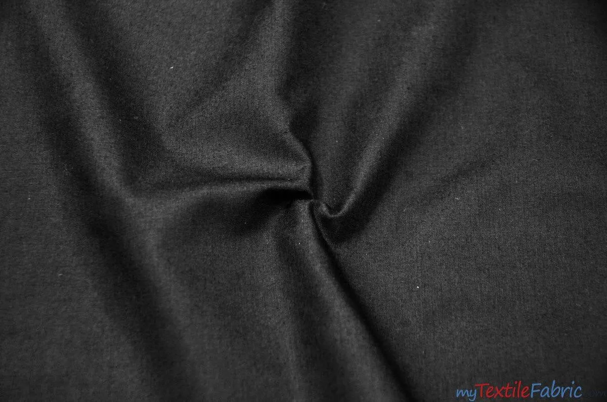 Polyester Cotton Broadcloth Fabric | 60" Wide | Solid Colors | Continuous Yards | Multiple Colors |